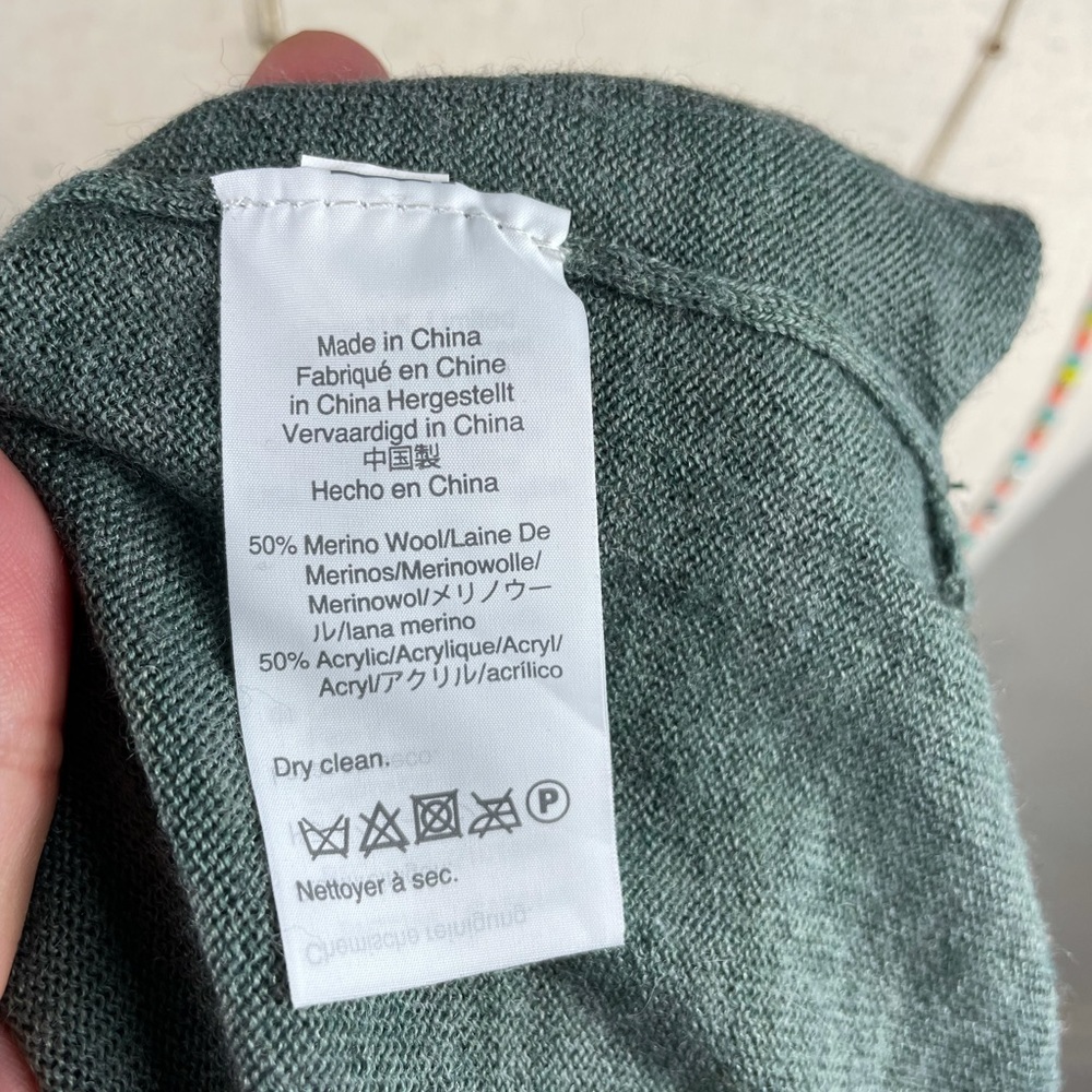 NWOT Madewell Southstar Wool Blend Pullover Large - Picture 11 of 12
